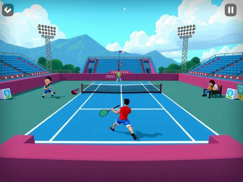 Tennis Dominators Blore gameplay screenshot